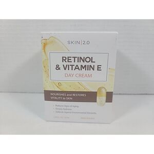 🆕️ Skin 2.0 - RETINOL & VITAMIN E DAY CREAM‎ Nourishes And Restores 1.69 FL OZ